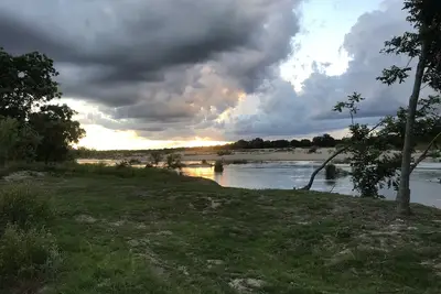 Image de Waterfront Llano River Cabin w \/ Huge Deck