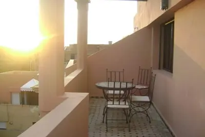 appartement avec belle vue dégagée en plein centre de Gueliz