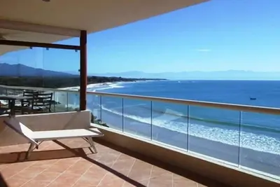 Punta Mita Condo Directement sur la plage! Grande Surf, Safe Place