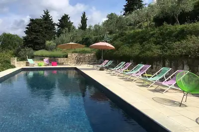 Propriété calme et belle dans le Chianti, avec grande piscine