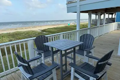 Image de Luxe en bord de mer! Location Maison de plage. Maison en rangée à l'avant - Surfside, Texas