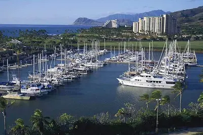 Image de KoOlina Beach Club Marriott, joliment aménagées studio avec kitchenette.