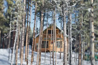 Image de Cabine privée dans un super emplacement au-dessus de la base du pic 8