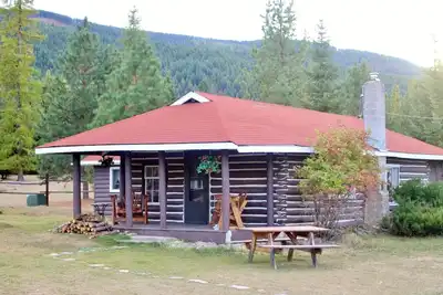 Image de \"The Old Homestead\" Une cabine d'origine Homestead