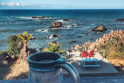 Image de Cottage face à l'océan avec de magnifiques vues sur l'eau vive