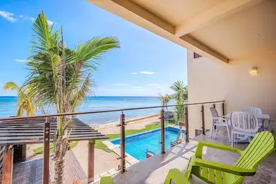 Dernier condo en bord de mer à Akumal! Piscine, Ac, Wifi