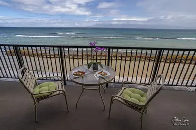 Image de Oceanfront - 2 Br Corner Unit Maui Sands - 10 pieds de l'eau!