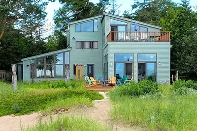 Image de Fantastique chalet familial sur la plage de sable