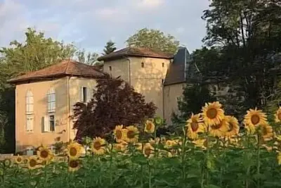 Image de Château du 12e siècle. Ancien donjon, initialement converti au 16e siècle. Bordé par la rivière.
