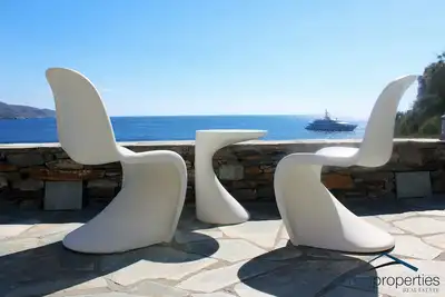 Maison romantique et confortable au bord de l'eau dans la région de Koundouros, Kea