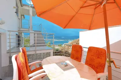 Image de Igor 2a, lumineux appartement d'une chambre pouvant accueillir jusqu'à 4 personnes, à 150m de la plage