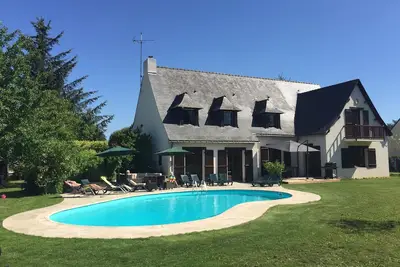 Image de Chez Anne & Simon holiday rental with pool in South Brittany for up to 12 people