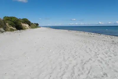 Image de vacances à la plage avec beaucoup de luxe entre la Baltique u. schlei; WLAn gratuit, cheminée, sauna