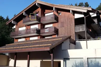 Image de Appartement 3*** 6 personnes, séjour/cuisine, 2 chambres, vue, garage. La Clusaz