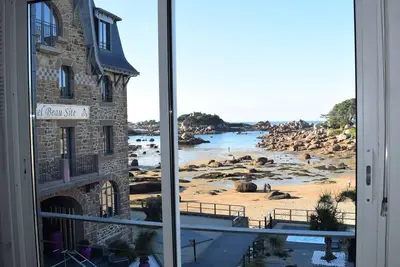 Image de Appartement 3 chambres sur la plage Ă Perros-Guirec