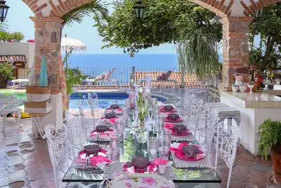 Casa Guacamole: Hacienda en plein air Magical 5 Bdrm avec vues sur l'océan d'un million de dollars