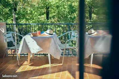 Image de A Balazuc (village classé) : gite 4 p clim et wifi + piscine et rivière Ardèche