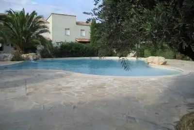Image de Villa T3 de 45m2 à étage pour 6 personnes dans résidence privée avec piscine