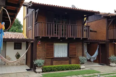 Image de Maison 1 - Duplex 1 chambre meublé, climatisé, à 750m de la plage de Geribá