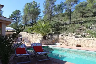 Image de luxurious family villa, pool, Sitges beach, perfect holiday!