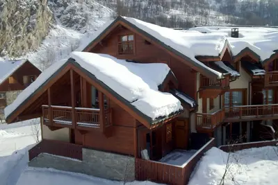 Image de Chalet individuel. 6 à 8 personnes. 4 chambres