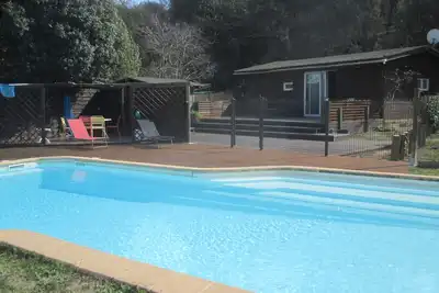 Image de Chalet climatisé au pied des Albéres avec piscine à prox. de la mer