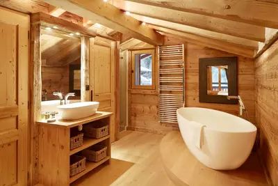 Image de Chalet de luxe de 7 chambres, cinéma, jacuzzi, sauna, cheminée, vue imprenable, calme