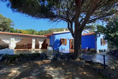 Image de maison Viola, beau jardin, magnifique vue sur la mer