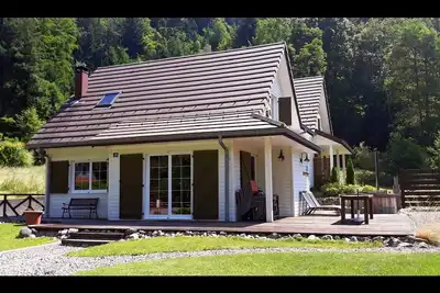 Image de Chalet Clairlune 4**** avec Spa nordique, Sauna, Billard, Cheminée