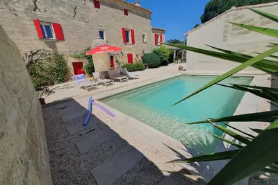Image de Location Mas Provençal avec piscine privée Uzés Pont du Gard