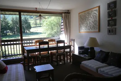 Image de Apt chaleureux, piscine, plein sud, 3p en duplex