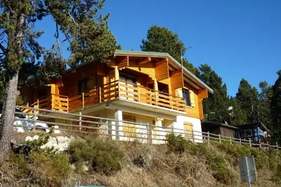 Image de Chalet Norvégien en rondins, 150m des pistes, Pyrénées 2000 Font-Romeu.