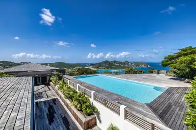 Image de Villa 'Coco de Mer' Vue imprenable sur la baie de St Jean et Eden Rock