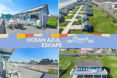 Image de 2e rangée, juste sur la plage, joli bungalow de conception professionnelle, plan d'étage ouvert