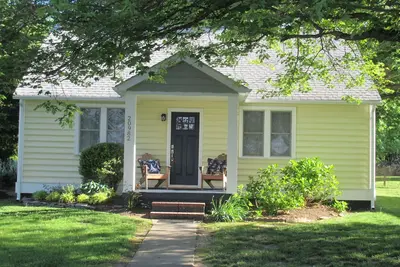 Image de Cottage avec port et vue sur la baie de Chesapeake Ă Rock Hall, Md