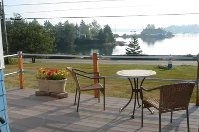 Image de Belle vue sur le port de Bass Harbor Haven, à proximité de l'Acadie et Sw Port