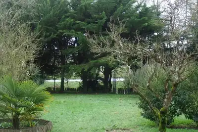 Image de maison ancienne au coeur de sallertaine, jardin clos, commerces a pied