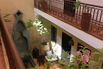 Image de Dar Zinnia. Riad authentique. Quartier typique. Service chaleureux. Exclu ou B&B