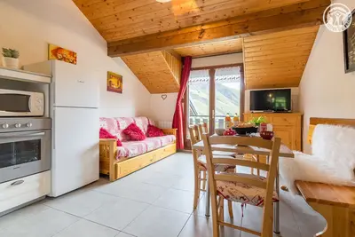 Image de Joli appartement bien situé 10o m des pistes, sur place location skis