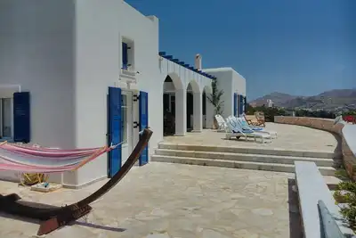 Image de Syros: Villa Annita, A Proximite De La Mer Avec Vue Extraordinaire