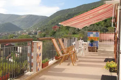 Image de Maison de vacances rurale avec vue sur le vert de la côte amalfitaine!