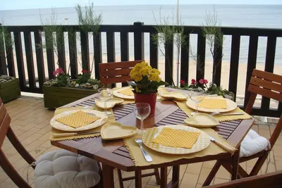 Image de A Blonville, vue panoramique mer, direct plage, la Terrasse Entre Ciel et Mer.
