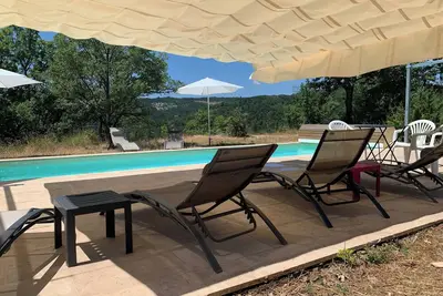Image de Mas de Provence, piscine, plein ciel, pleine nature, 350 m2, 110 hectares privés!