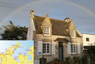 Image de Maison 2-7 pers, 150m plage de la Grève Blanche à Trégastel