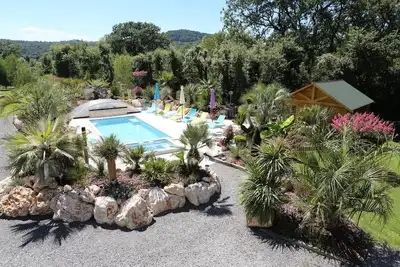 Image de L'Oasis De Boisset: Villa 5*, 3 min d'Anduze, Piscine / Spa privatifs, 08/10 per