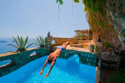 Côte amalfitaine Vue Sur La Mer Villa entre Sorrente et Positano, Piscine, Cave-Bar, expériences