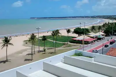 Très bel appartement bien équipé - 70 mètres de la plage w / Vue sur Mer - Tambaú