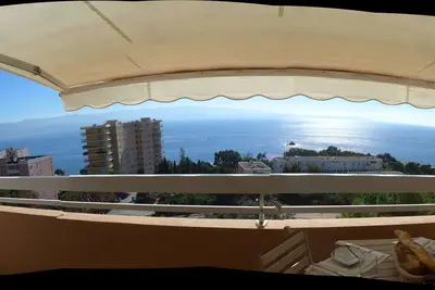 Image de Grand F2 route des Sanguinaires grande terrasse avec vue mer180° sans vis à vis