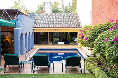Image de Vie intérieure \/ extérieure dans le magnifique quartier de Cuernavaca