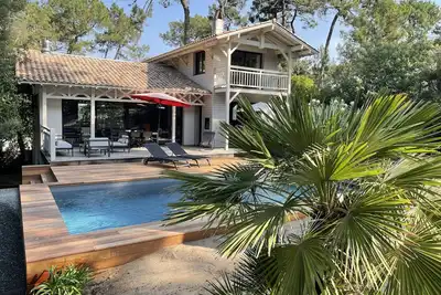 Image de Arcachon - Maison neuve d'architecte proche du Moulleau tout confort et piscine